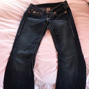 TRUE RELIGION JEANS RAINBOW JOEY WOMEN'S SIZE 25